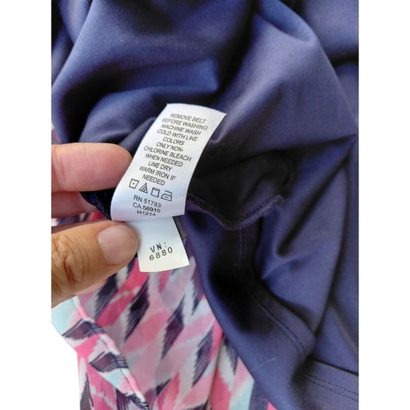 Maurices Pink and Blue Sleeveless Sundress Mini - Picture 6 of 7